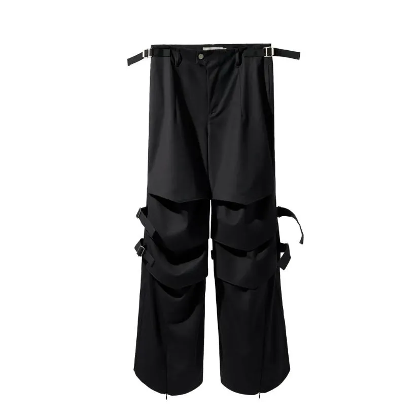 EQUALNEAR Armor Flared Pants