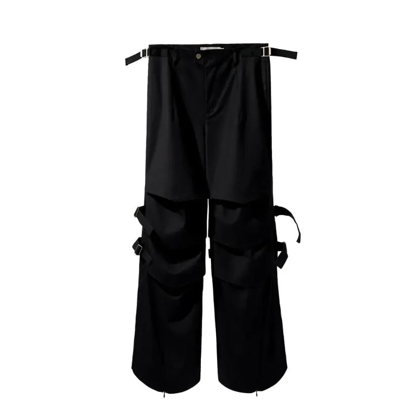EQUALNEAR Armor Flared Pants