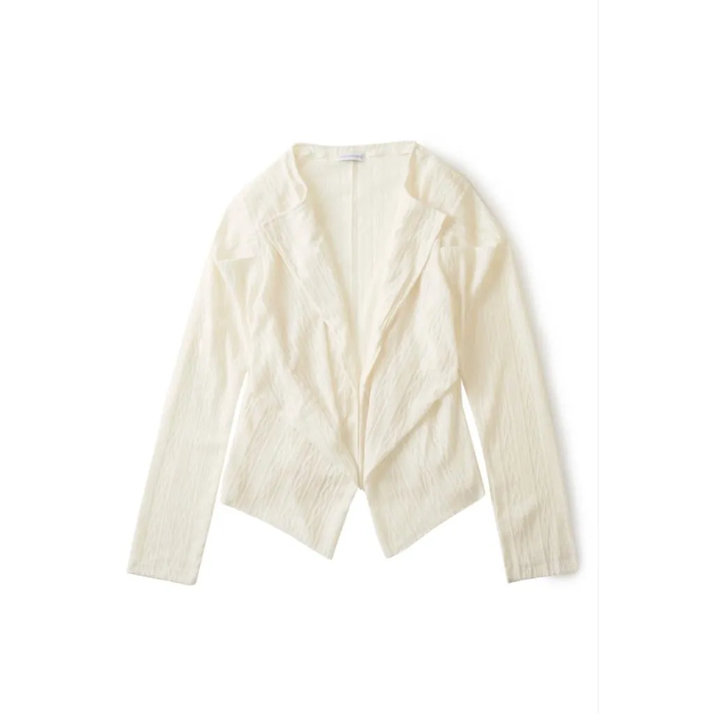 LUMI NOUS LAND Lace Draped Knit Cover-Up