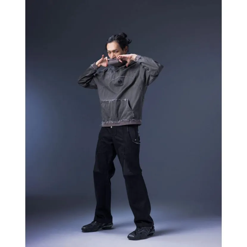 JIMMY GUTSON 仿生-節肢解構直筒褲
