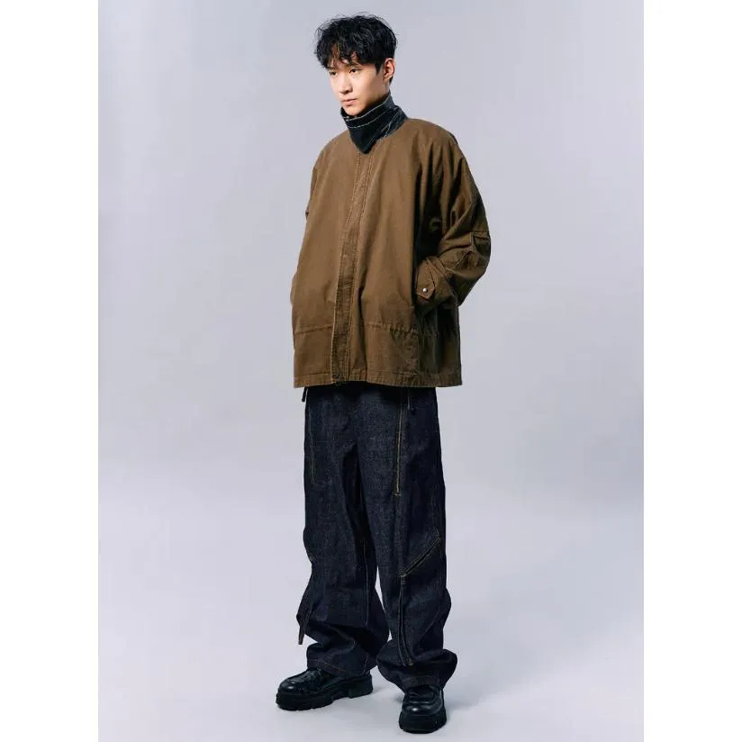 ENCLAVE LOOSE FIT A-LINE “TSFM” COAT