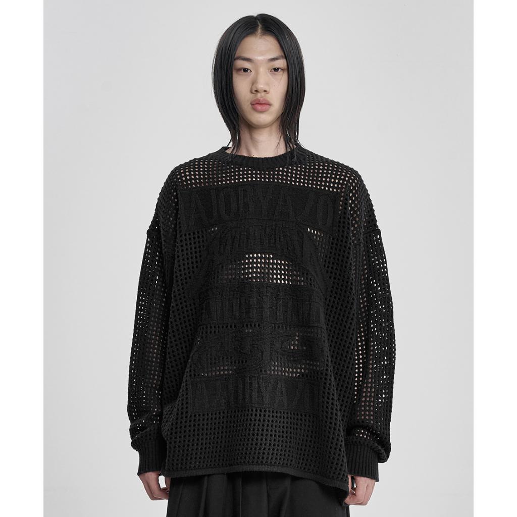 AJO / AJOBYAJO Total Logo Drop Needle Sweater
