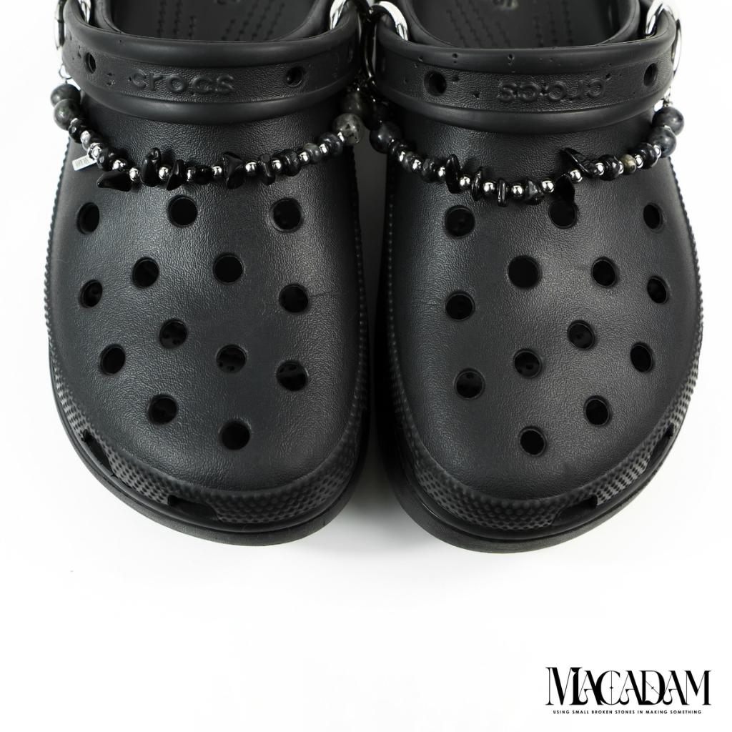 MACADAM 3P030 水晶純鋼Crocs 鞋鍊