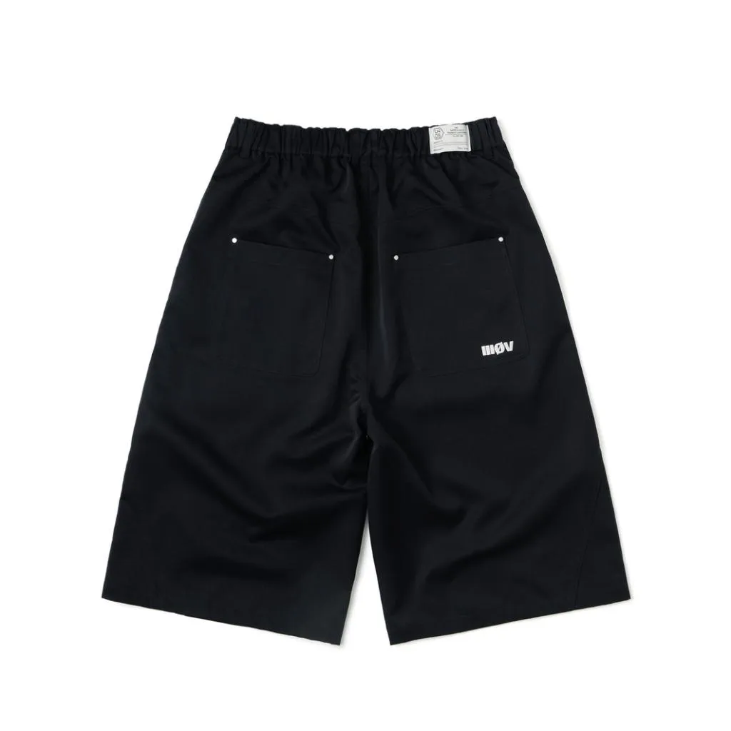 WALL OF SOUND 2:57/“FILM” DBL-KNEE BAGGY SHORTS