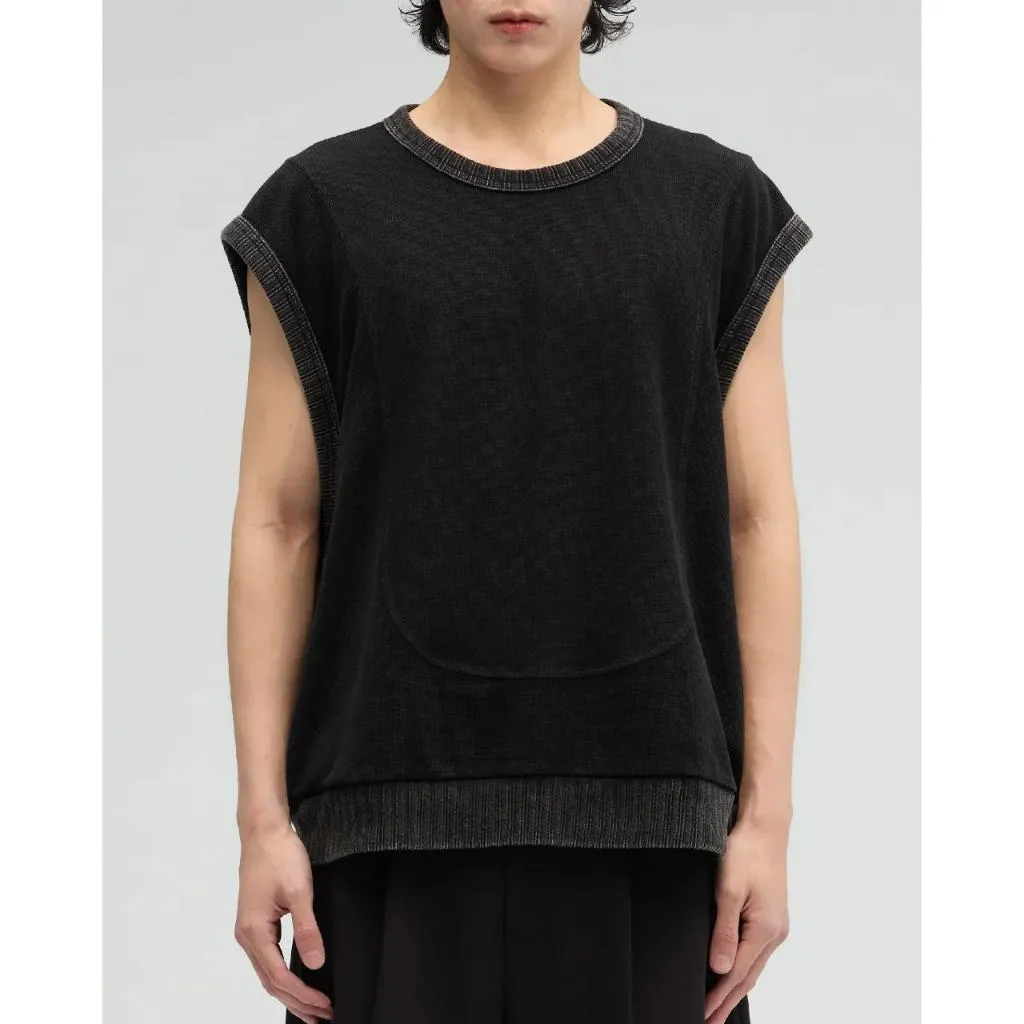 VACANT ES0177 Washed Waffle Vest