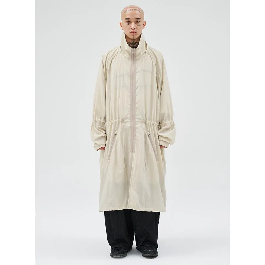 AJO AJOBYAJO Nylon Oversized Windbreaker 24SS