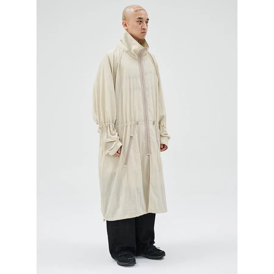 AJO AJOBYAJO Nylon Oversized Windbreaker 24SS