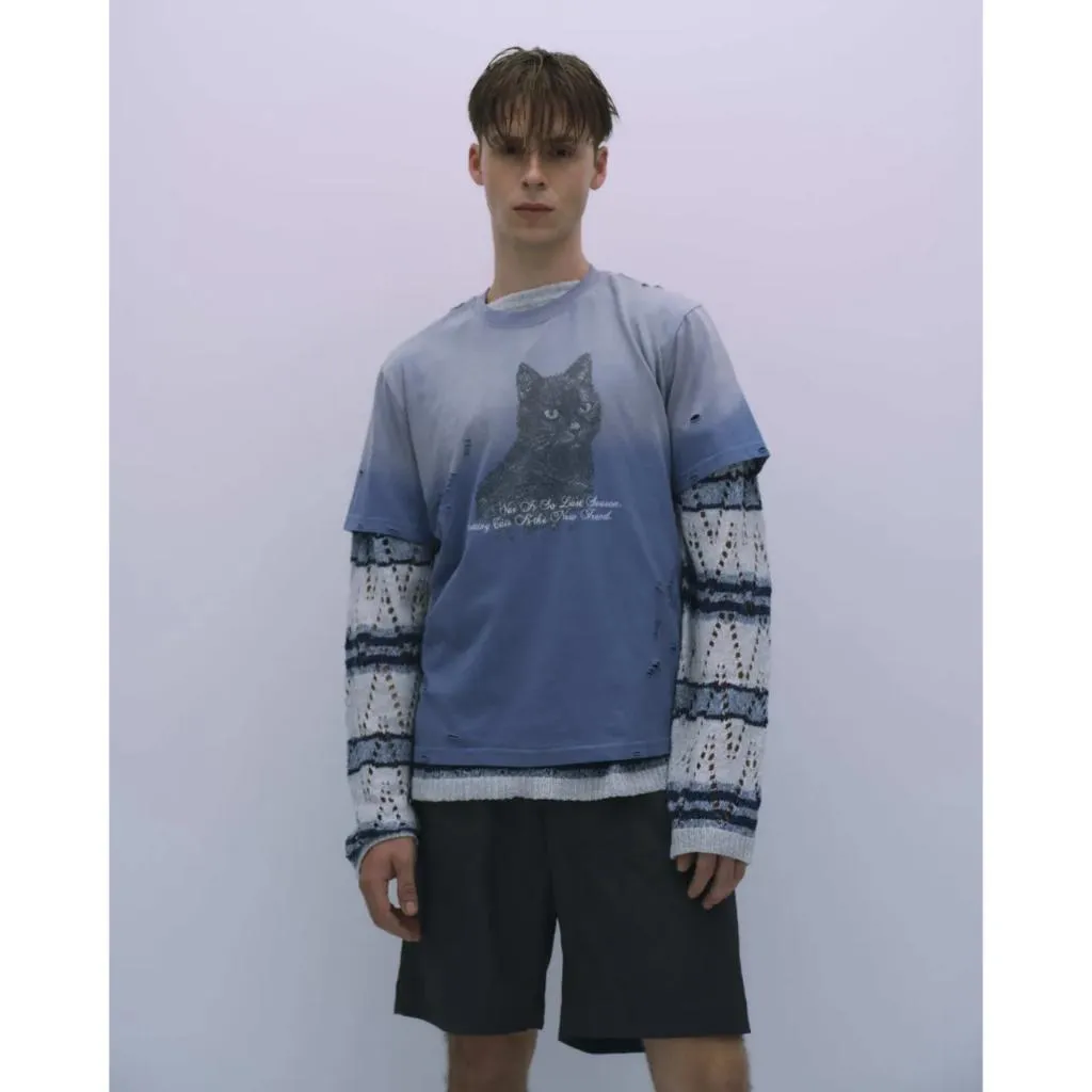 ASTER Black Cat Washed Tee