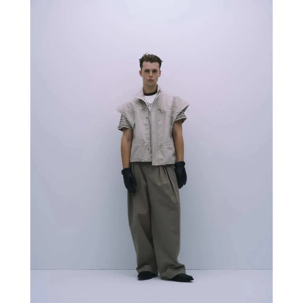 ASTER Oversized zip jacket vest