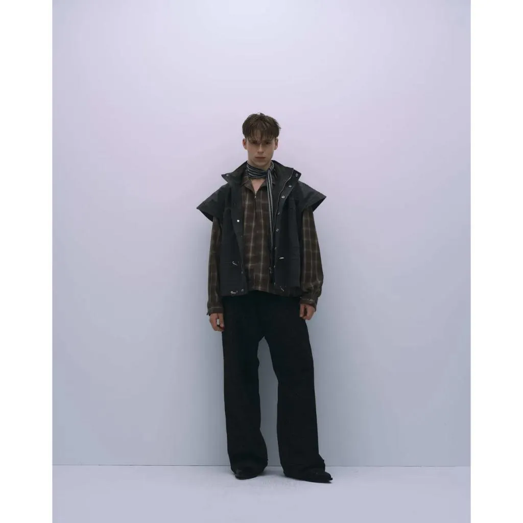 ASTER Oversized zip jacket vest