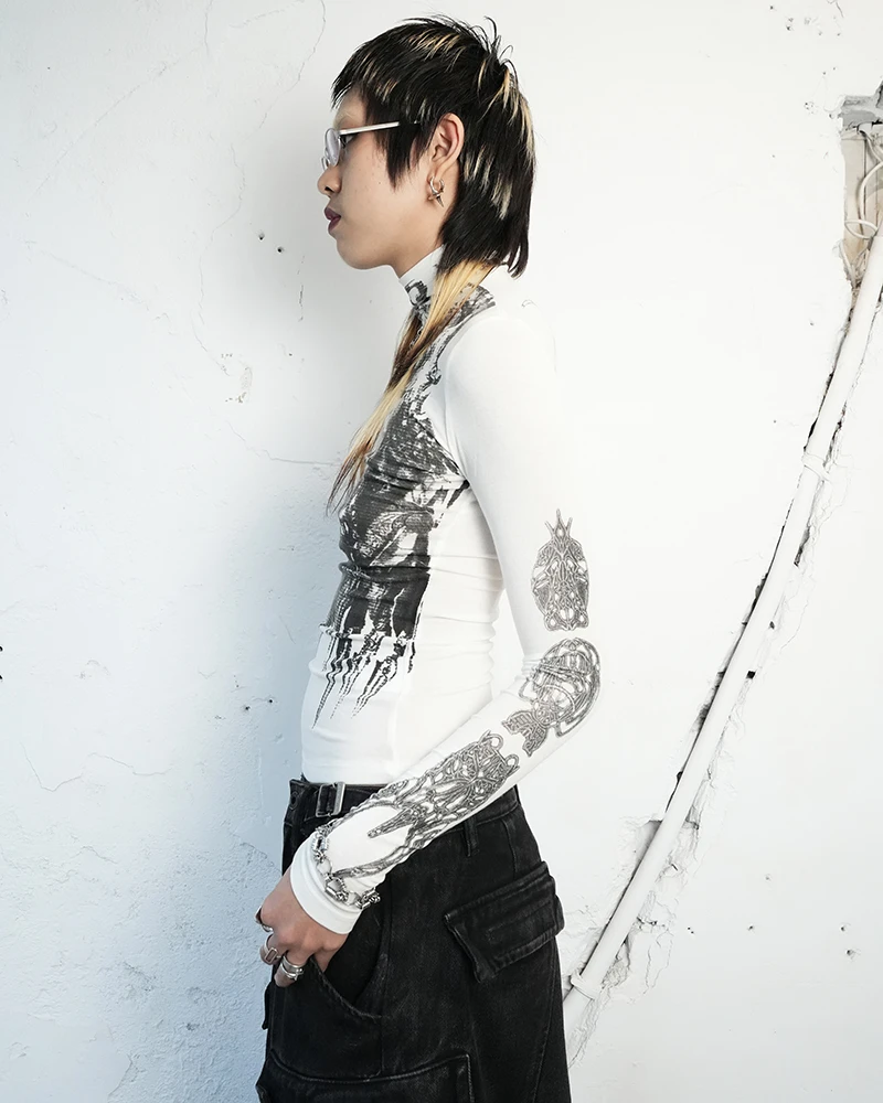 KJのANIMAMUCSIIII NTDD®_Long Sleeve Tee _women's