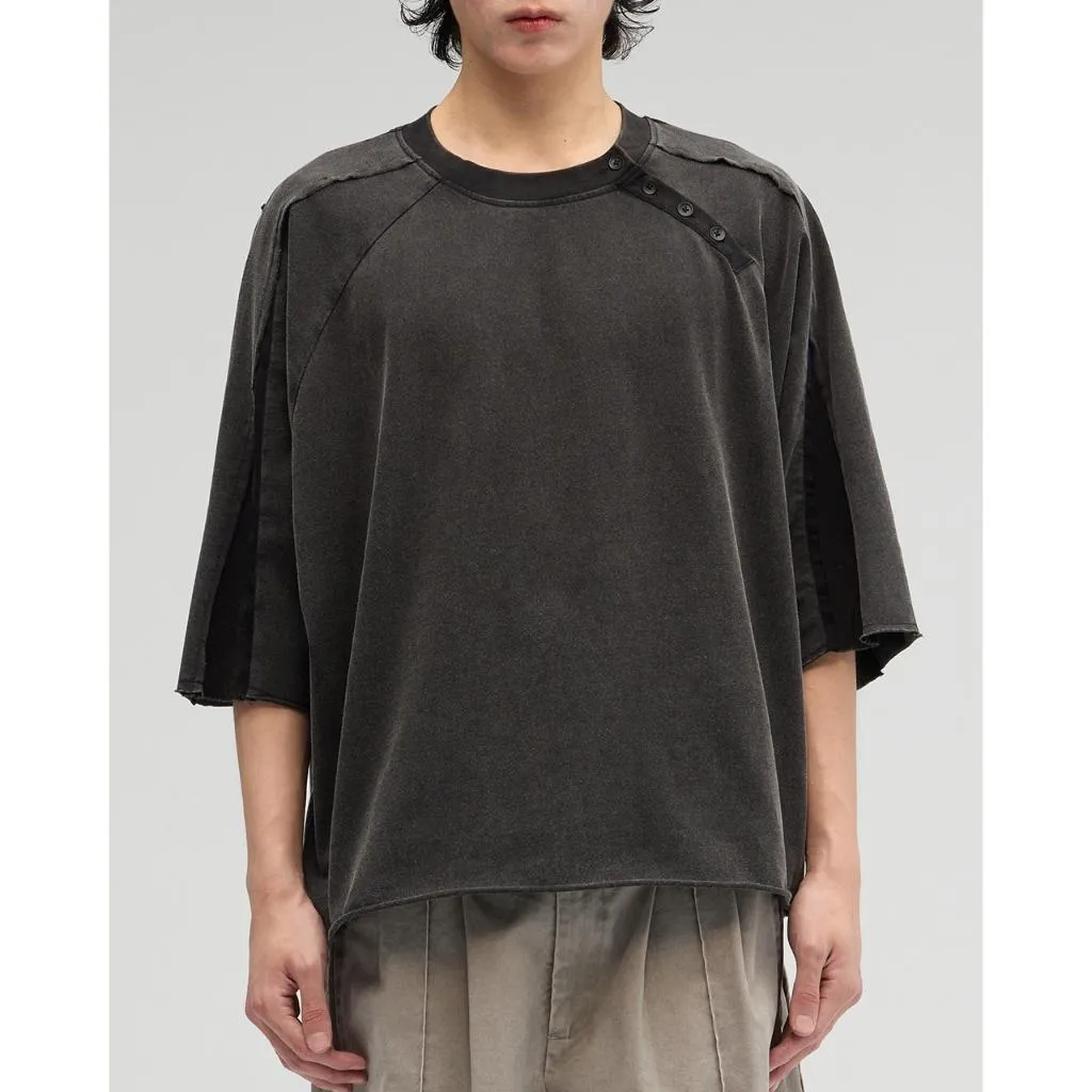 VACANT ES0179 Henley Neck Tee