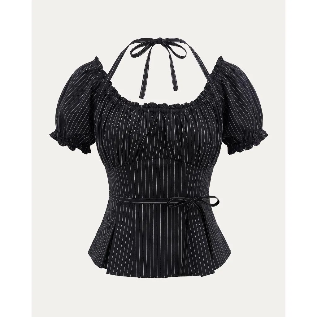 PCES 05 Fan-laced Ruffle Top
