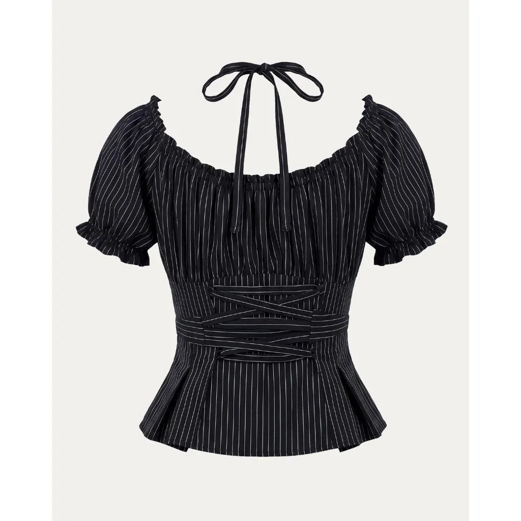 PCES 05 Fan-laced Ruffle Top