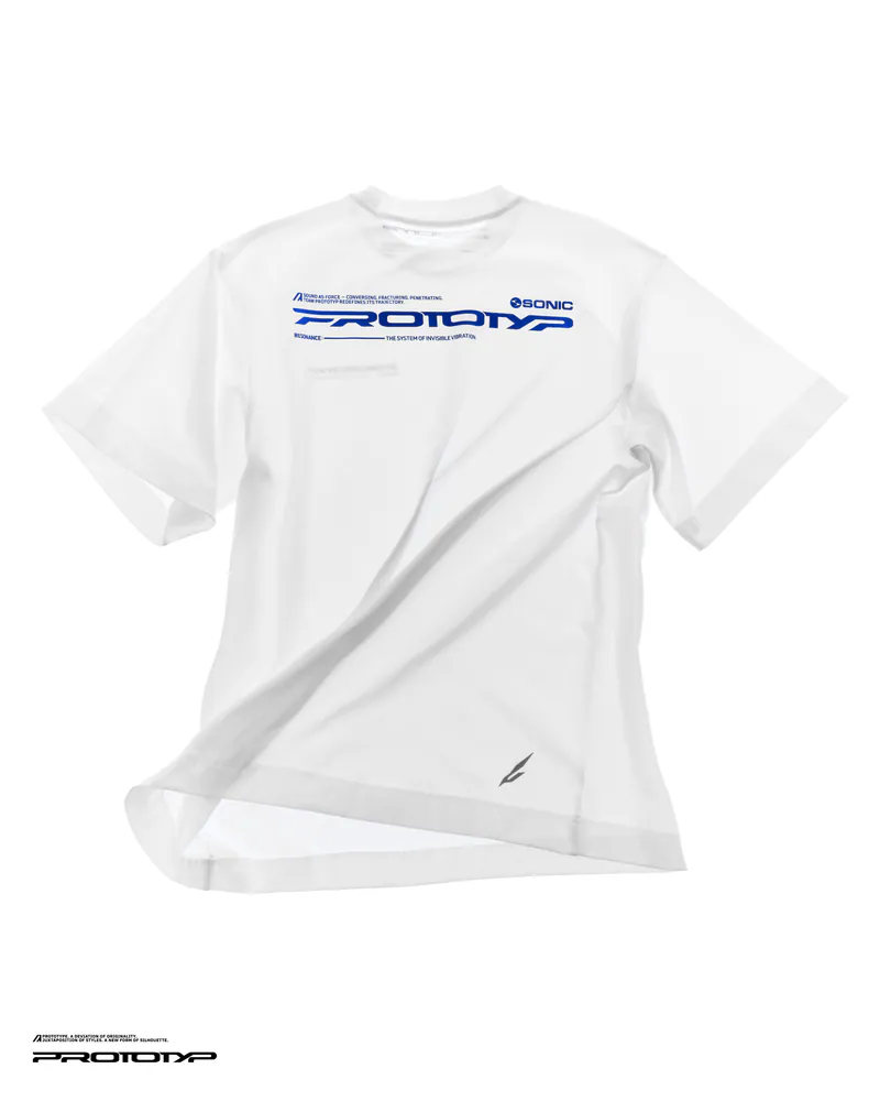 PROTOTYP - PTP-26S-GT-003 SONIC Logo Shirt (White)