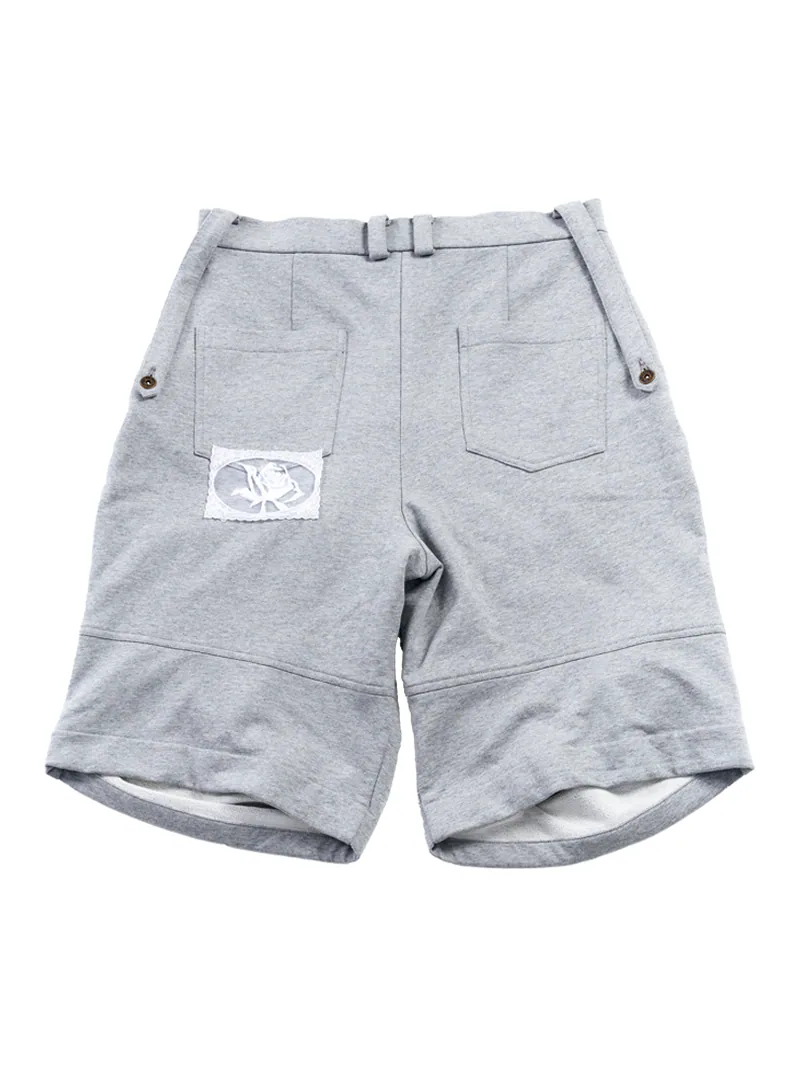 ENLACVE 3D CUTTING “CALLA” SWEAT SHORTS