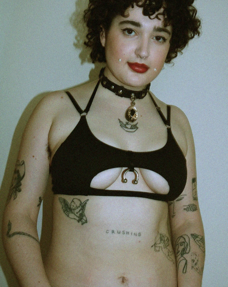 THE END Unwanted Bralette in Black