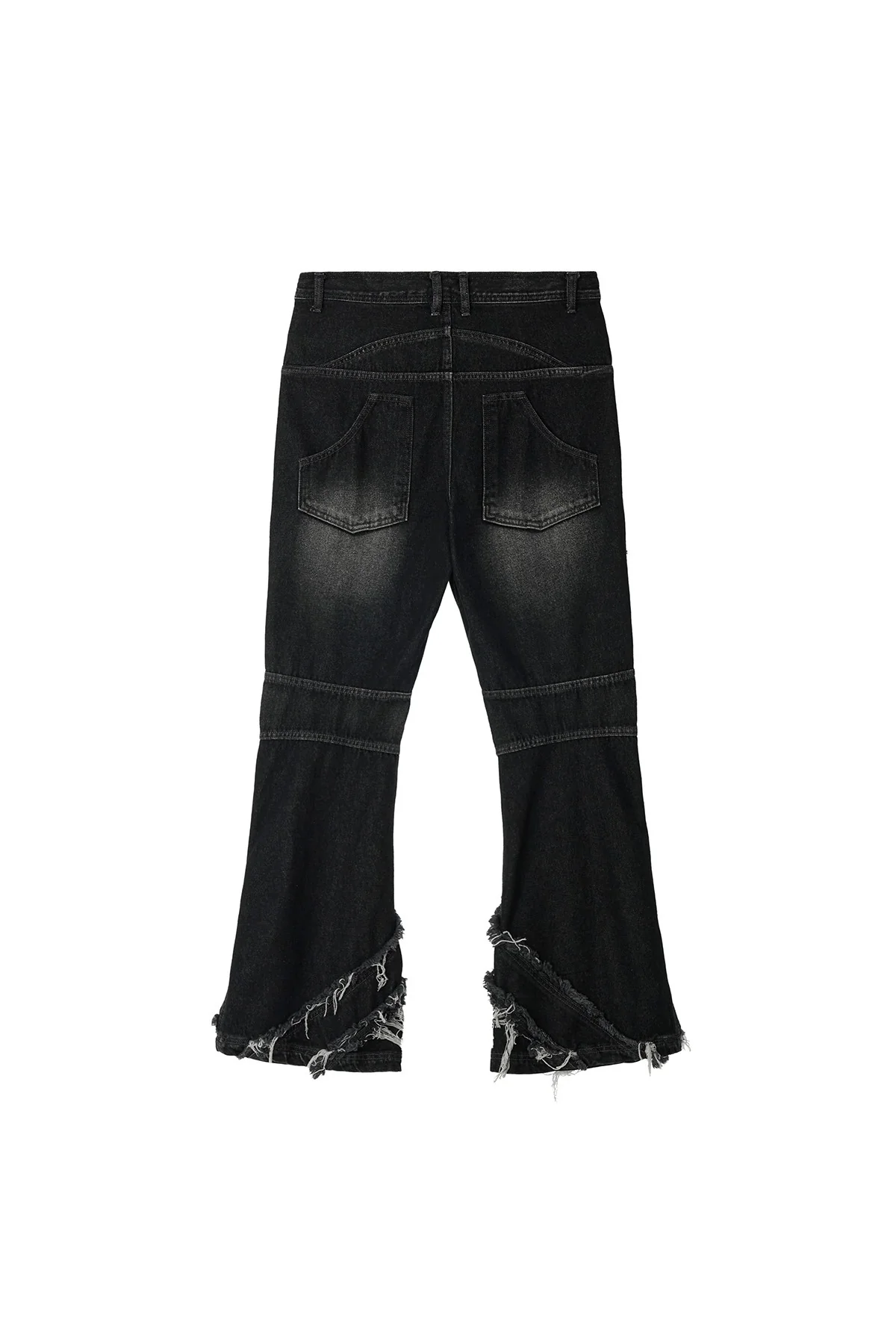 BLR BLUER DESTROYED CRUSH LINE WASHED PANTS