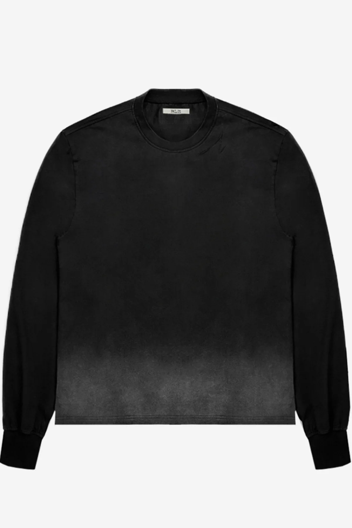 BLR BLUER Destroyed Back Gradation Washing Long Sleeve