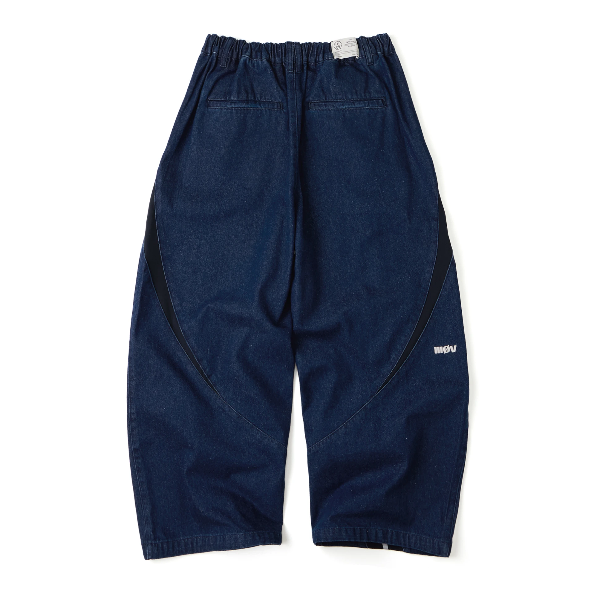WALL OF SOUND 7:03/“TWIST” WIDE LEG TRACK PANTS (DENIM VER.)