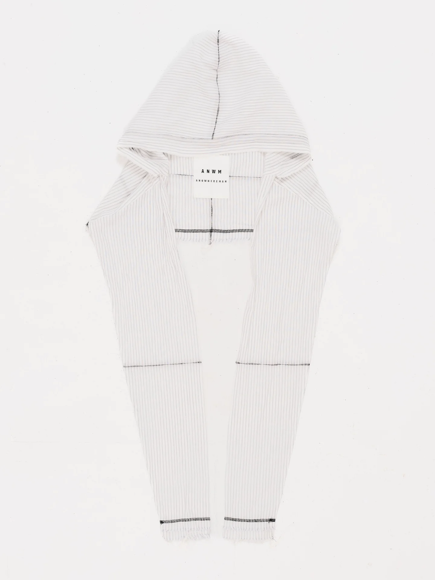 ANOWHEREMAN RAW EDGE HOODIE SCARF