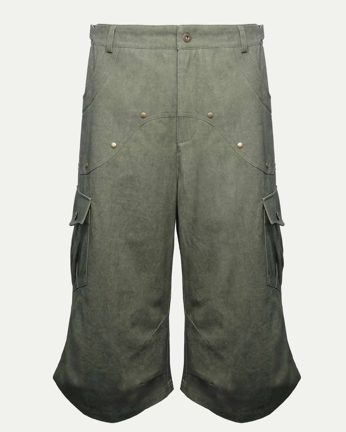 PCES 05 Ladderlock Cargo Culottes Green