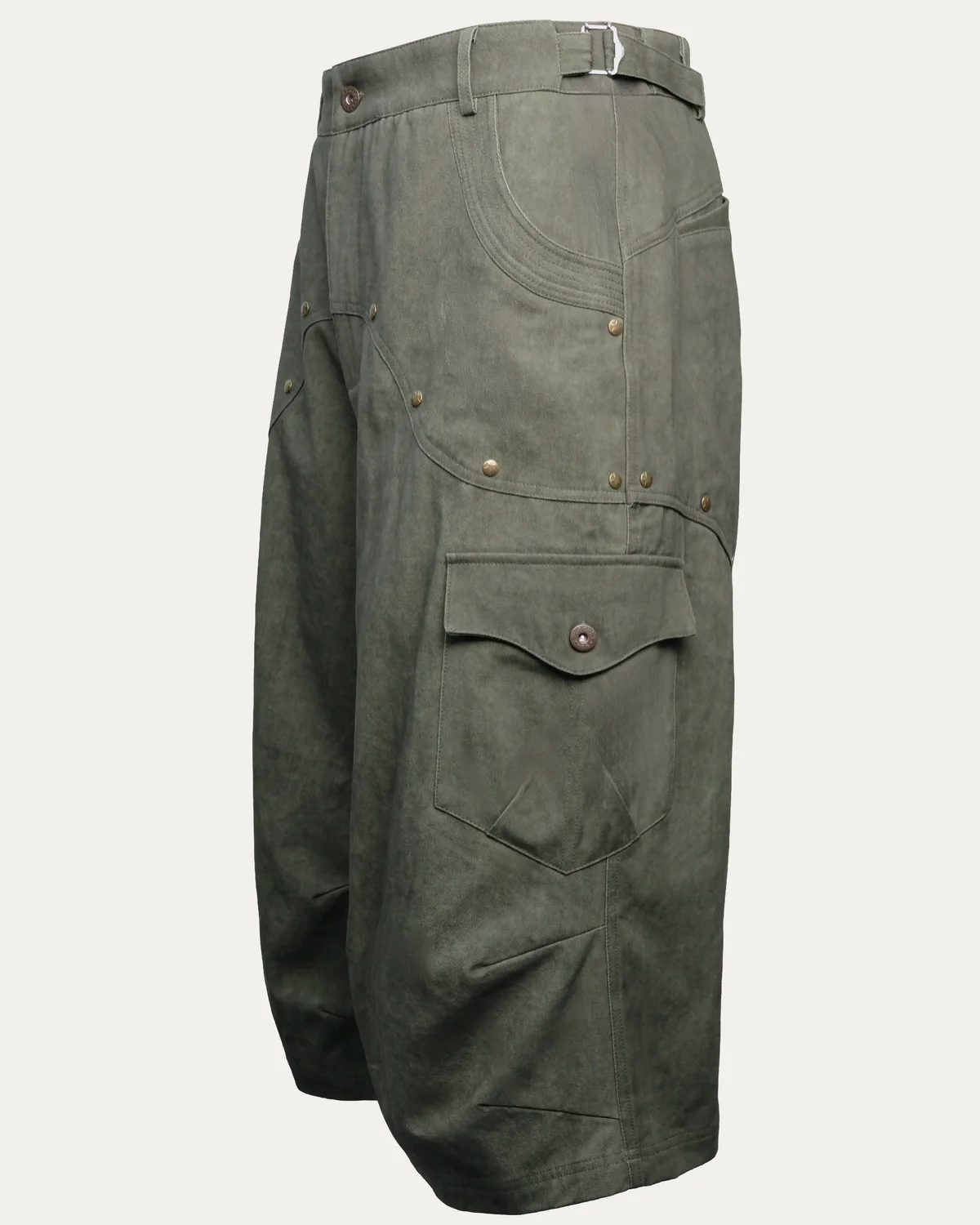 PCES 05 Ladderlock Cargo Culottes Green