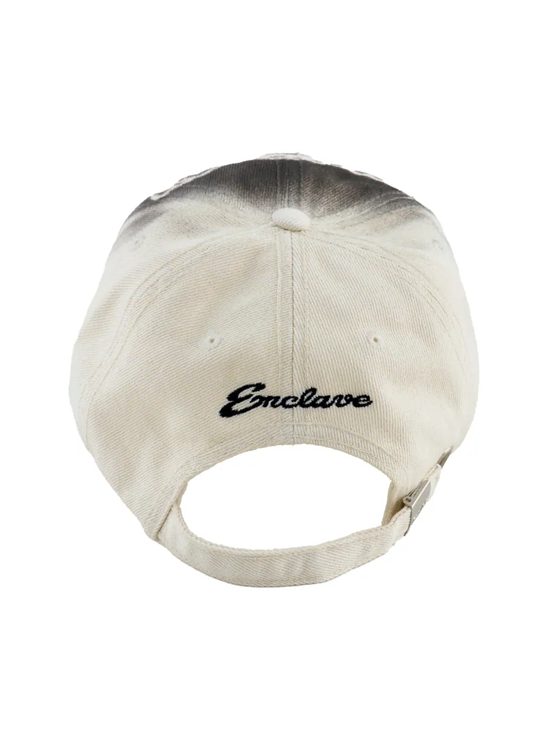 ENCLAVE LACE-LOOKED SPRAY PRINT "CUT-OFF" CAP