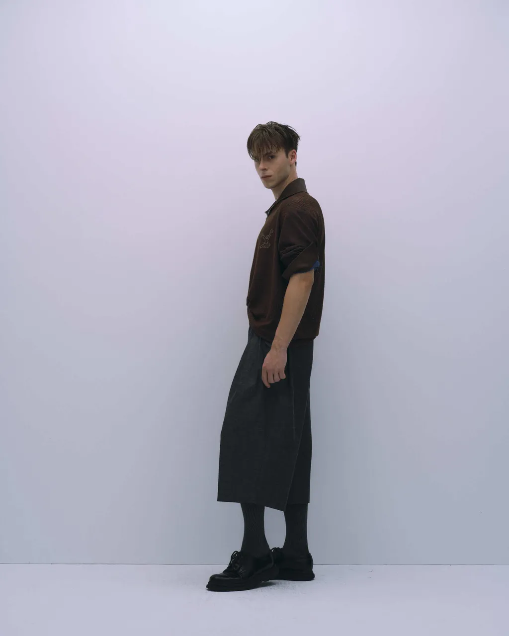 ASTER Triple pleated Cropped Pants