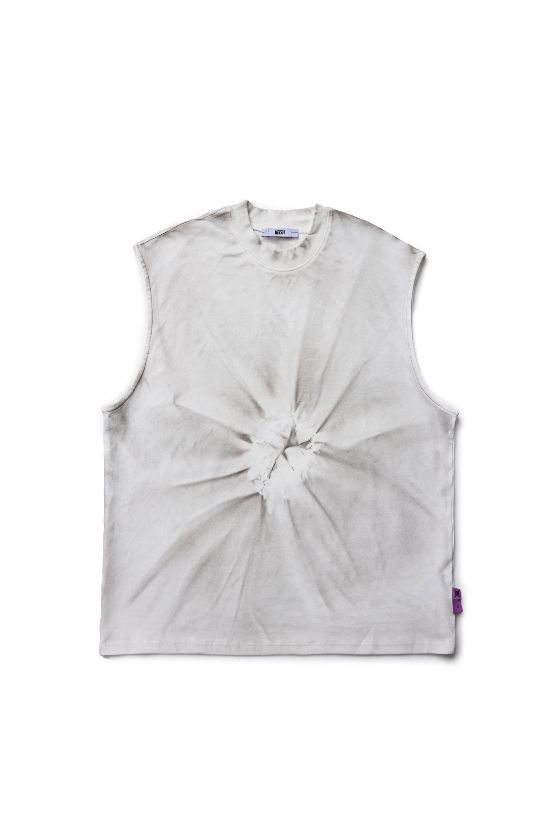 NEISH Twisted Denim Tank Top