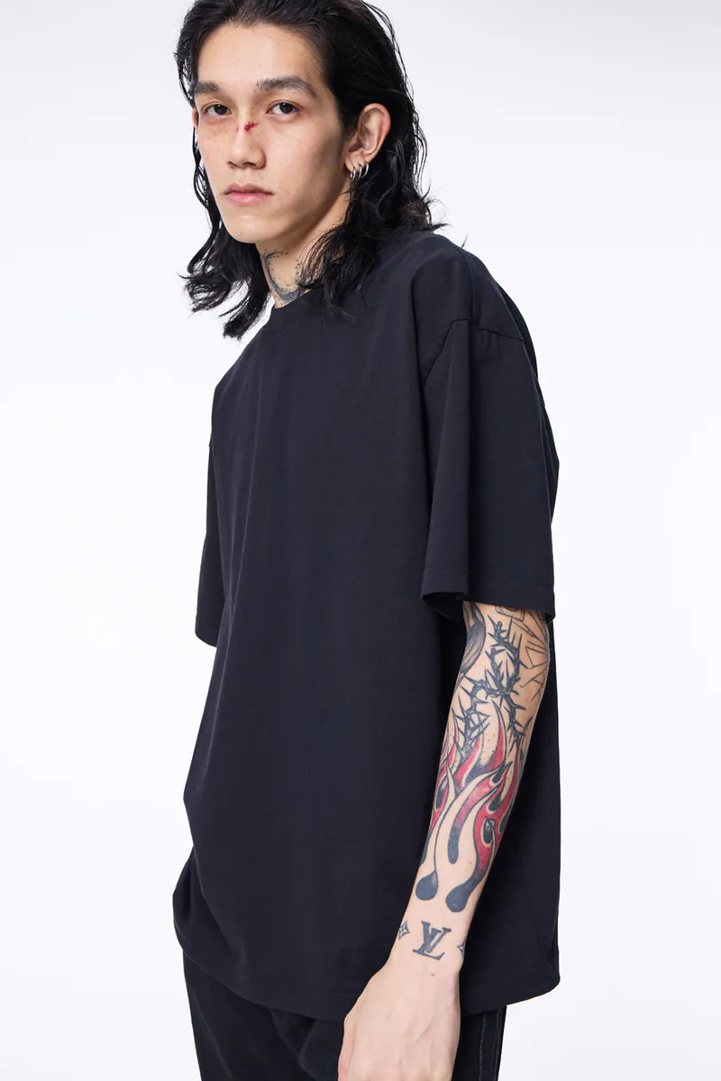 SILVER NINE Space Station Tee / FRAGMENTS-009