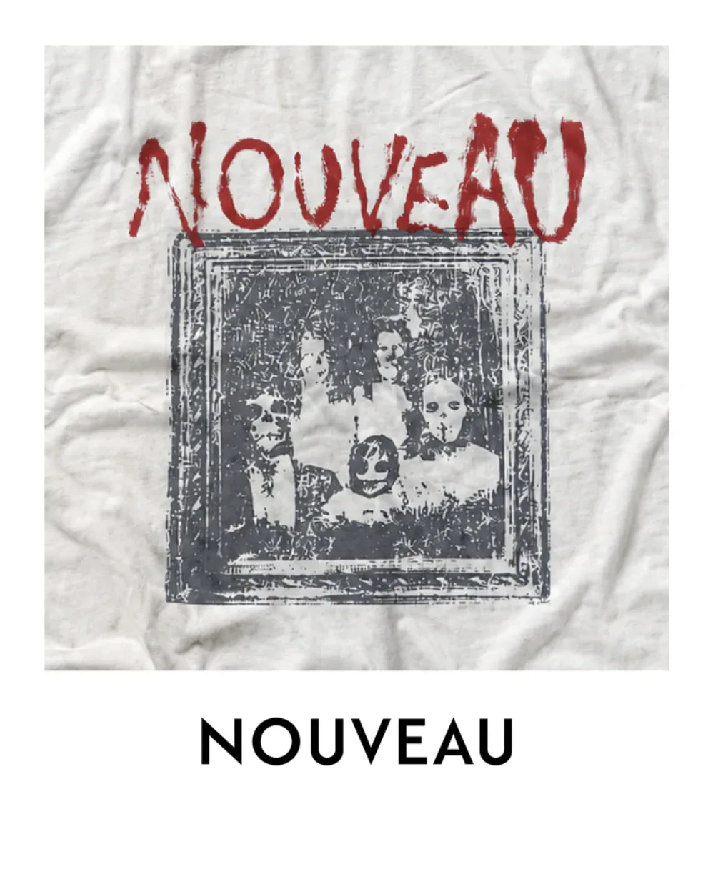 NOUVEAU BOXY GHOST FAMILY  T-SHIRT IN COTTON JERSEY