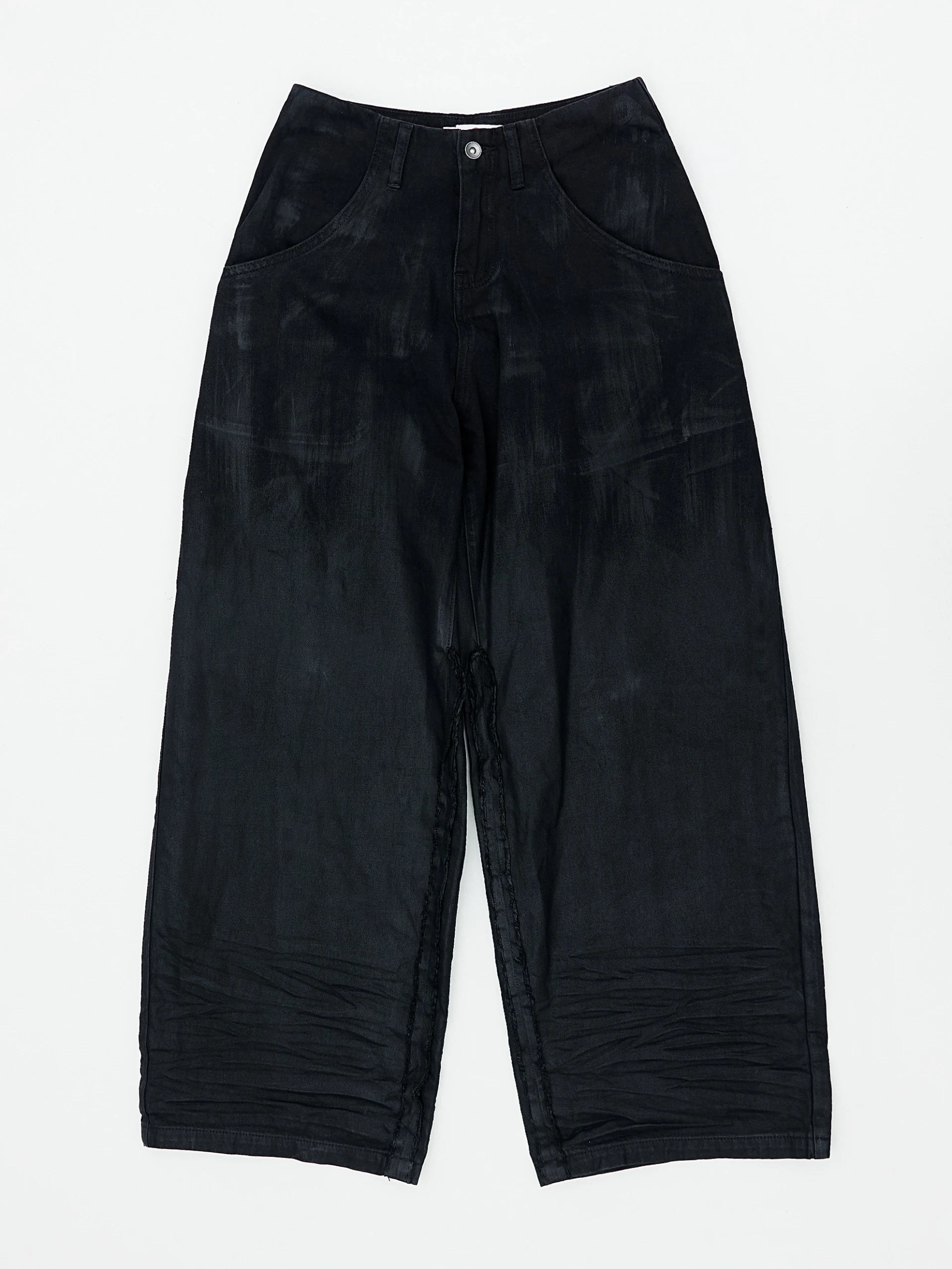 PIP WAXED WIDE TROUSER
