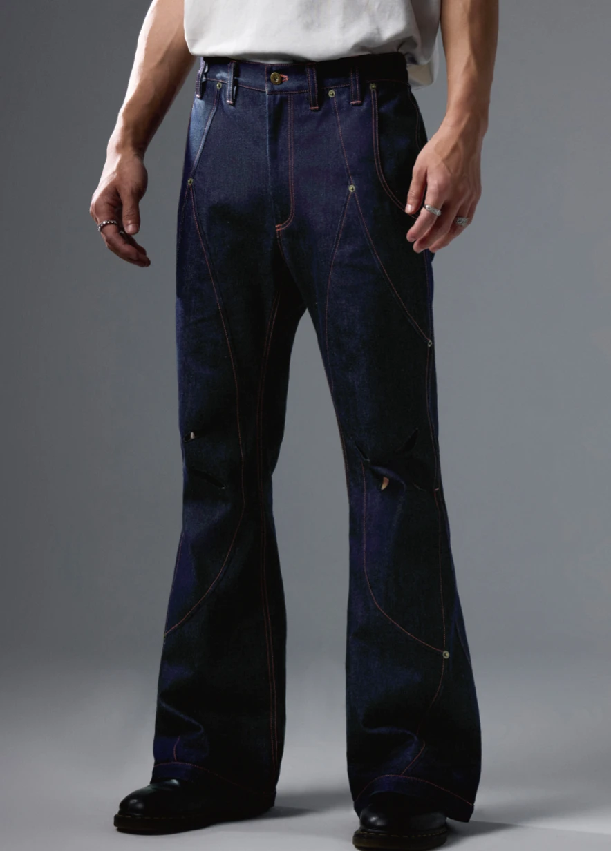 NEISH Fracture Laser Flared Pants