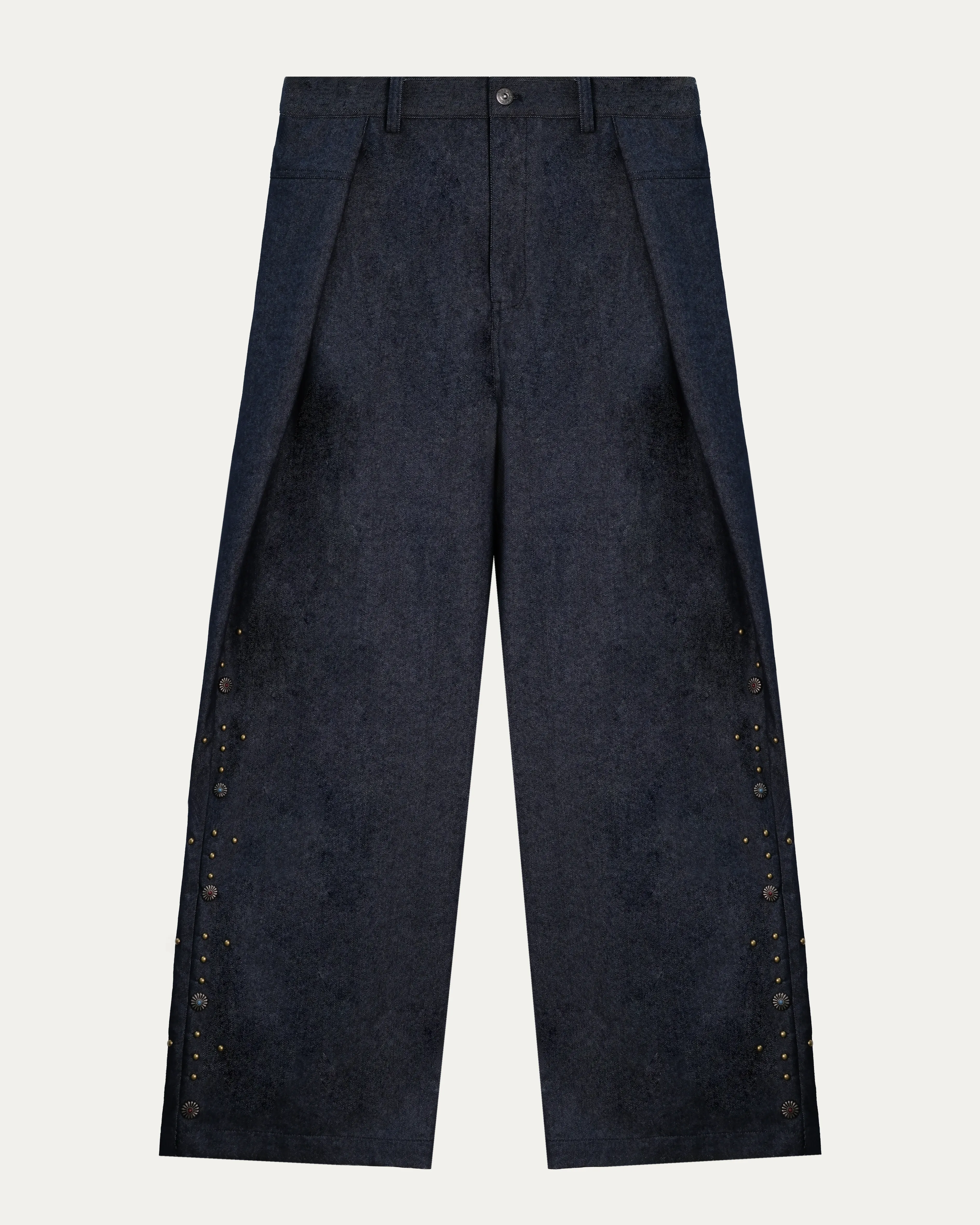 PCES 05 Studded Pintuck Cocoon Pants