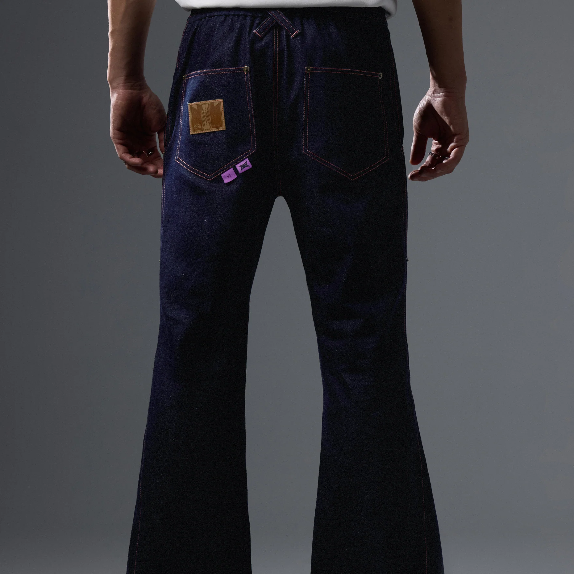 NEISH Fracture Laser Flared Pants