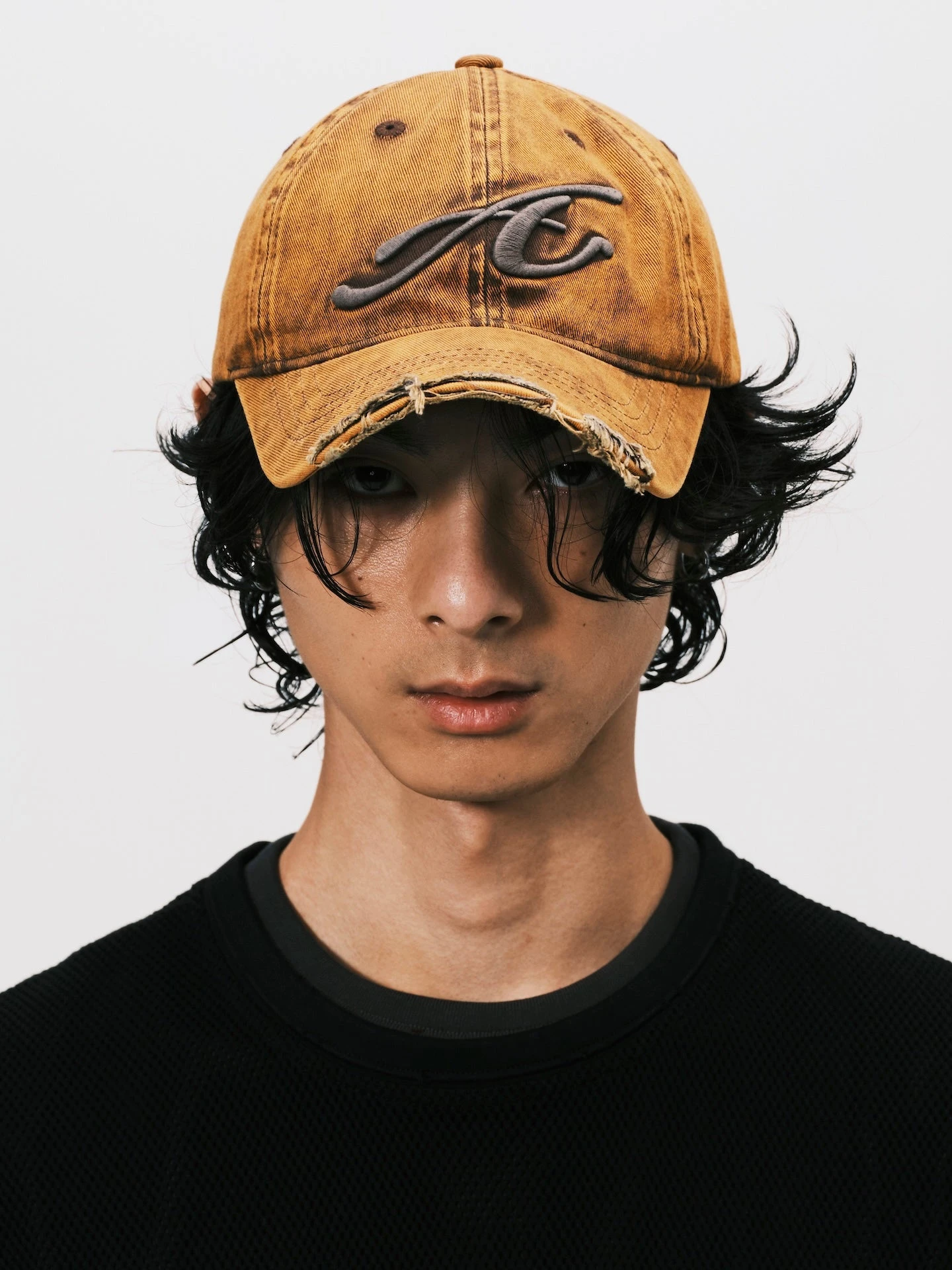 ANOWHEREMAN RAW EDGE BASEBALL CAP