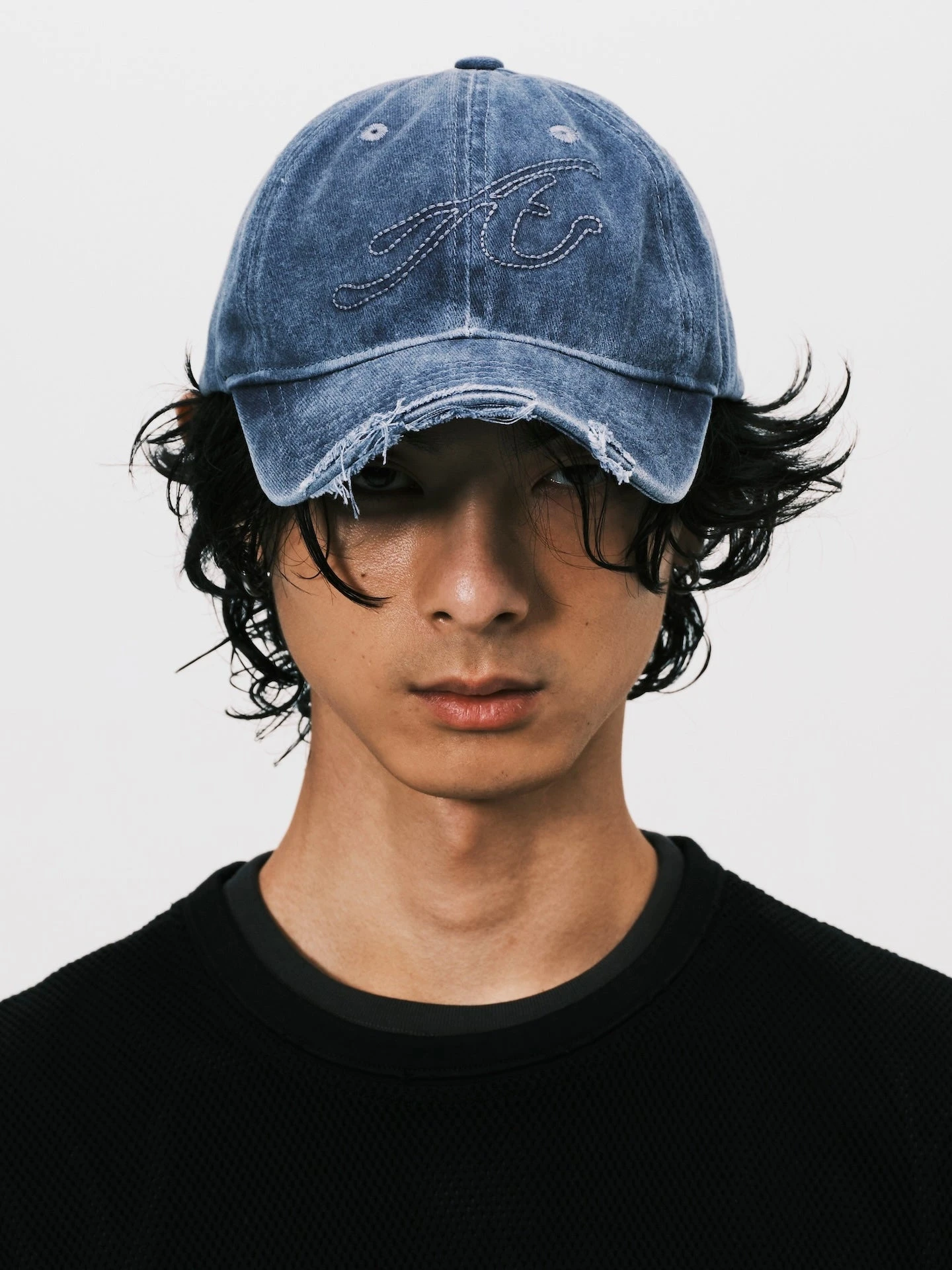 ANOWHEREMAN RAW EDGE BASEBALL CAP