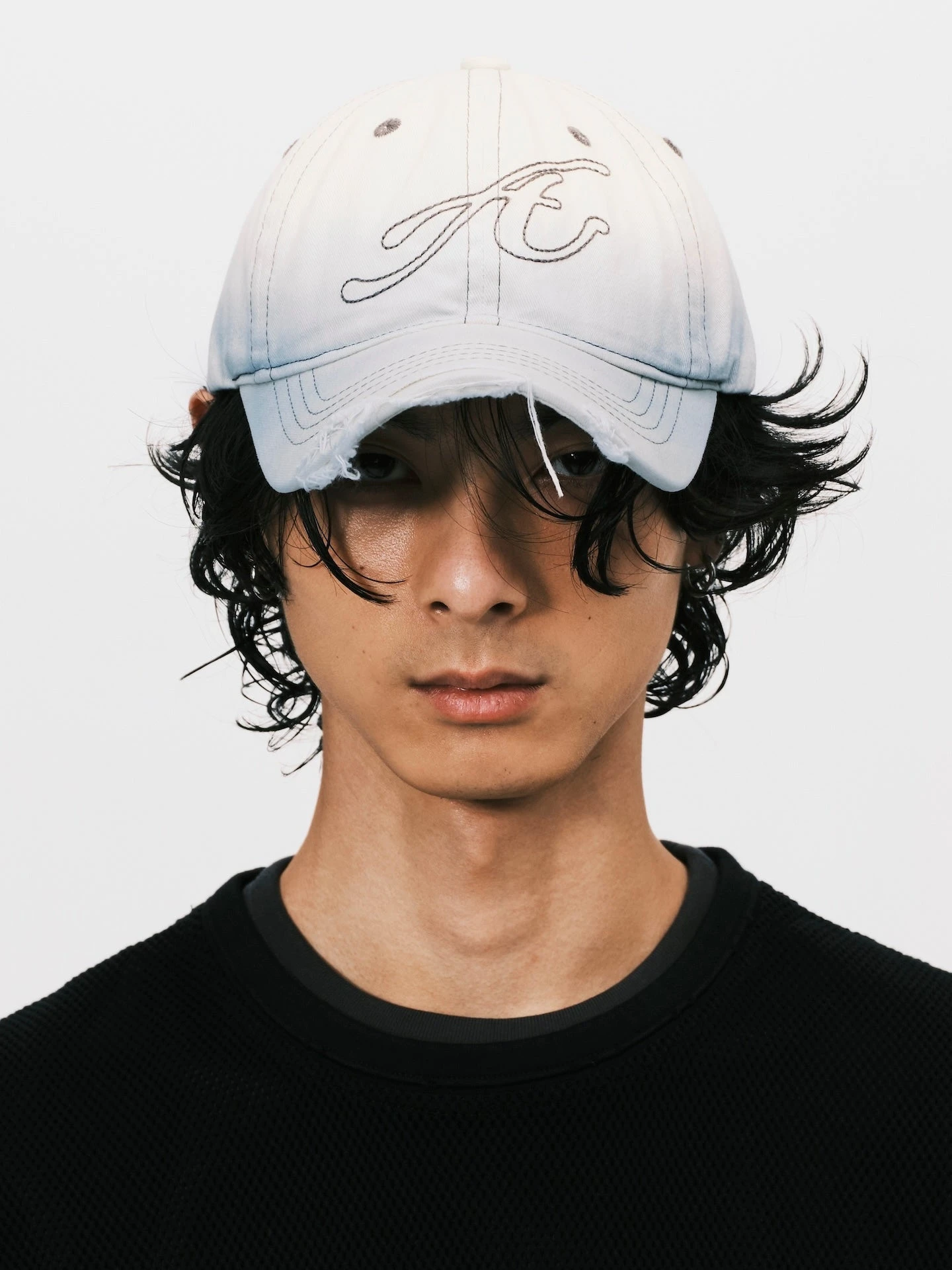 ANOWHEREMAN RAW EDGE BASEBALL CAP