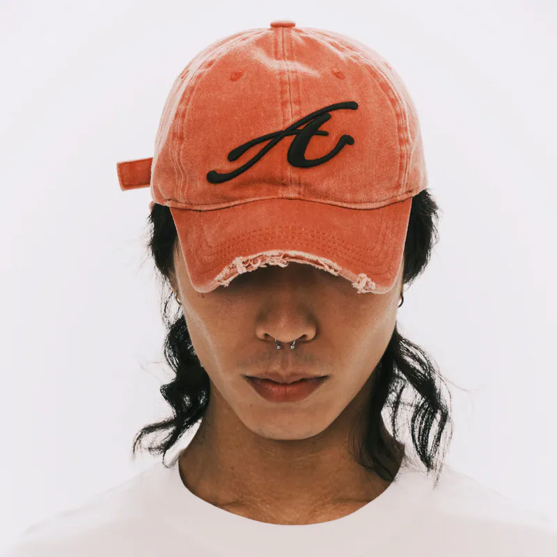 ANOWHEREMAN RAW EDGE BASEBALL CAP