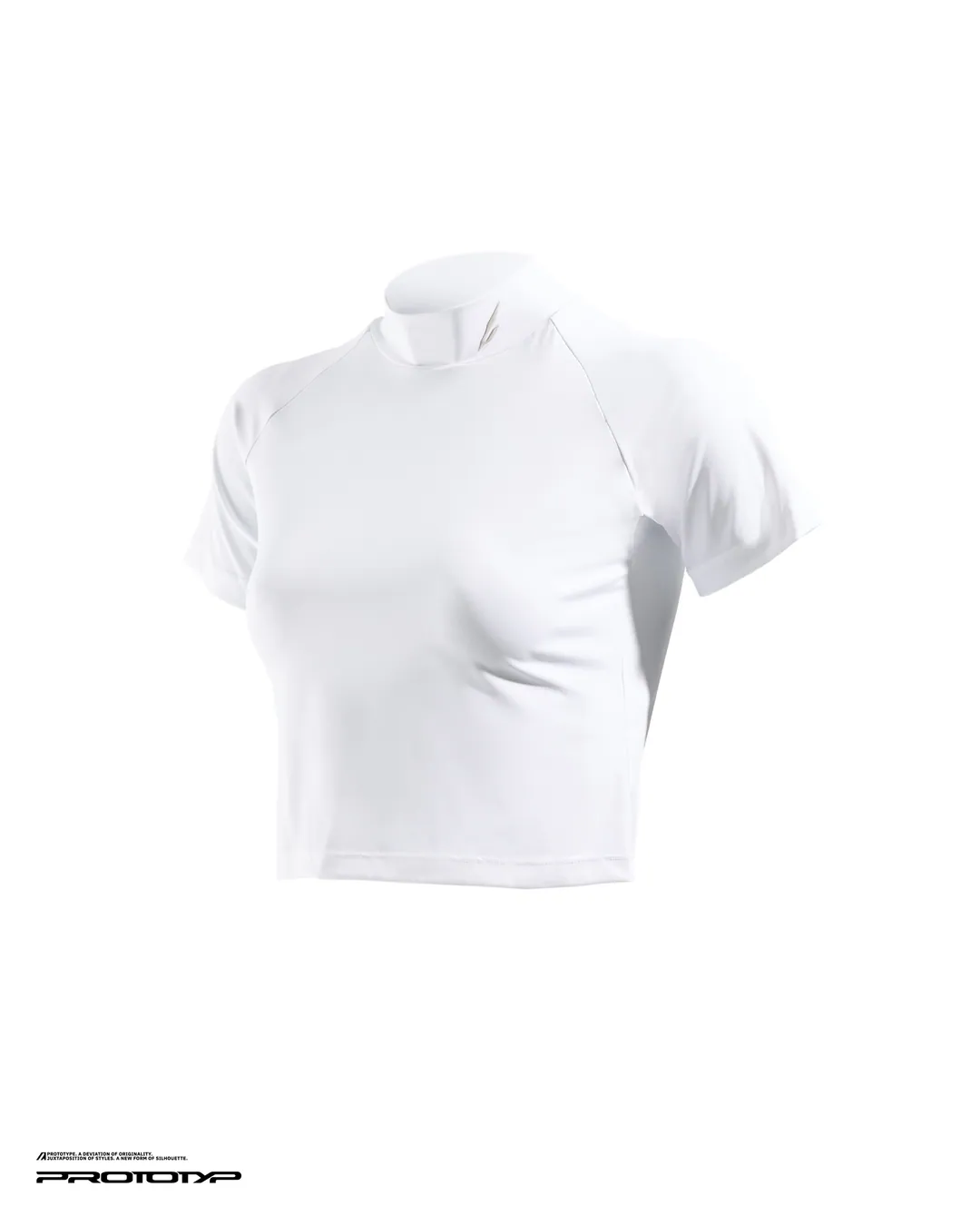 PROTOTYP - PTP-26S-TT-008 SONIC WMS Active Cropped Top (SIL Ver.) (White)