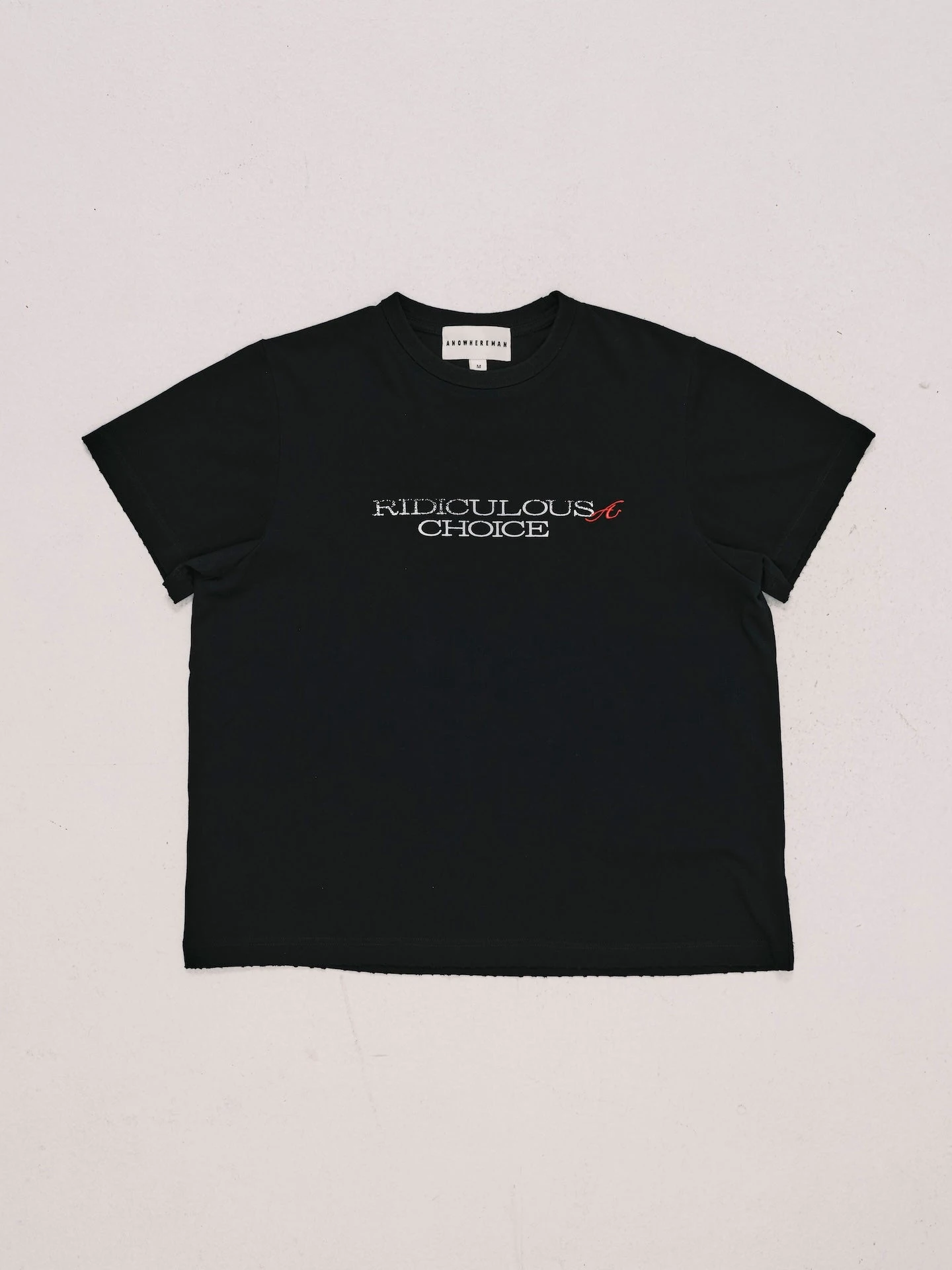 ANOWHEREMAN RC BASIC SS TEE BLACK