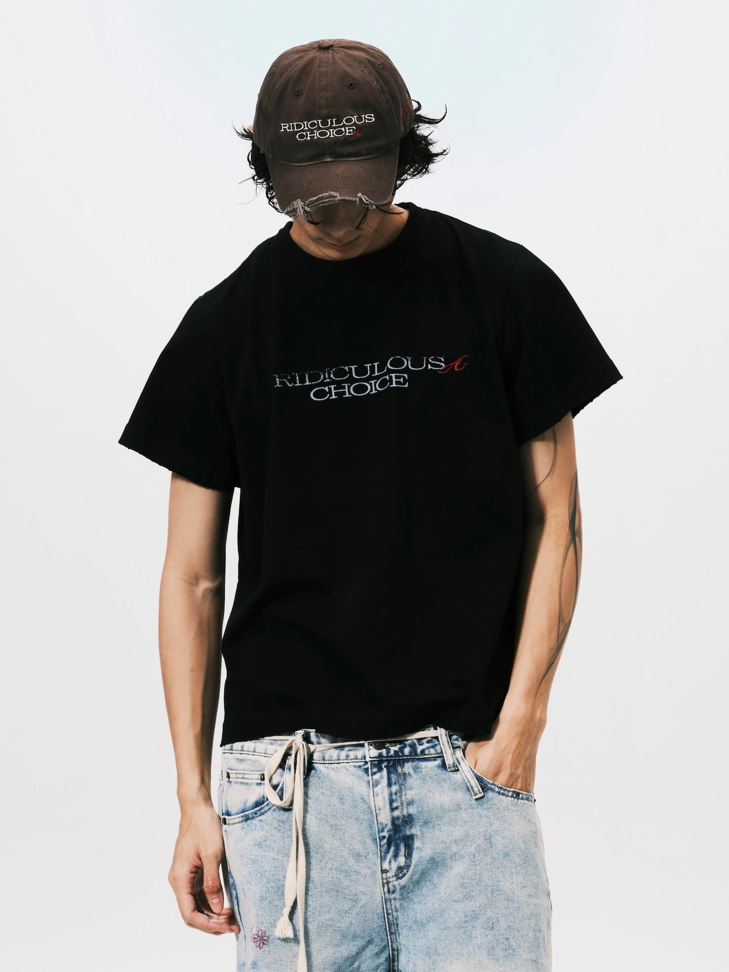 ANOWHEREMAN RC BASIC SS TEE BLACK
