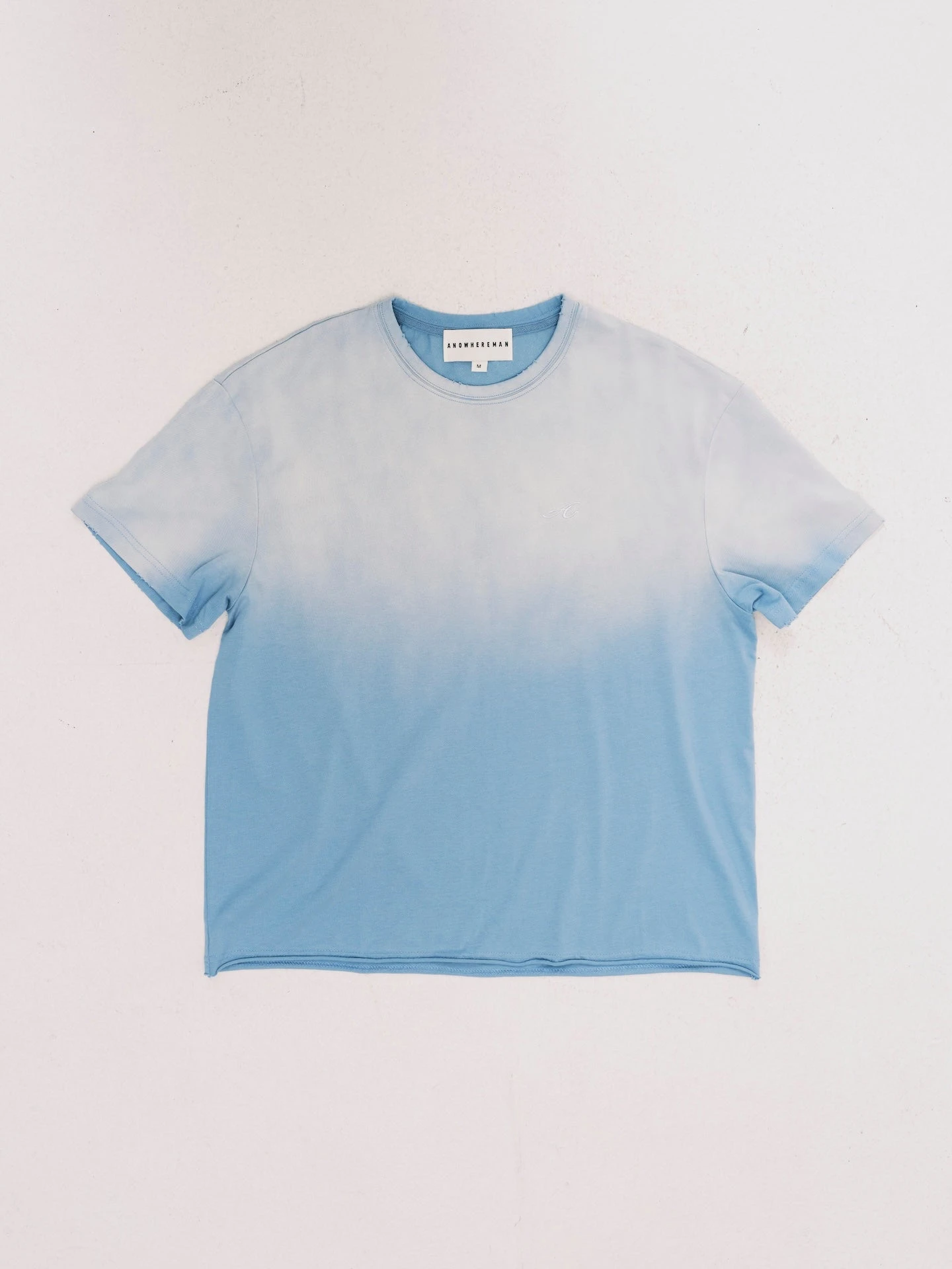 ANOWHEREMAN "A" BASIC T-SHIRT BLUE
