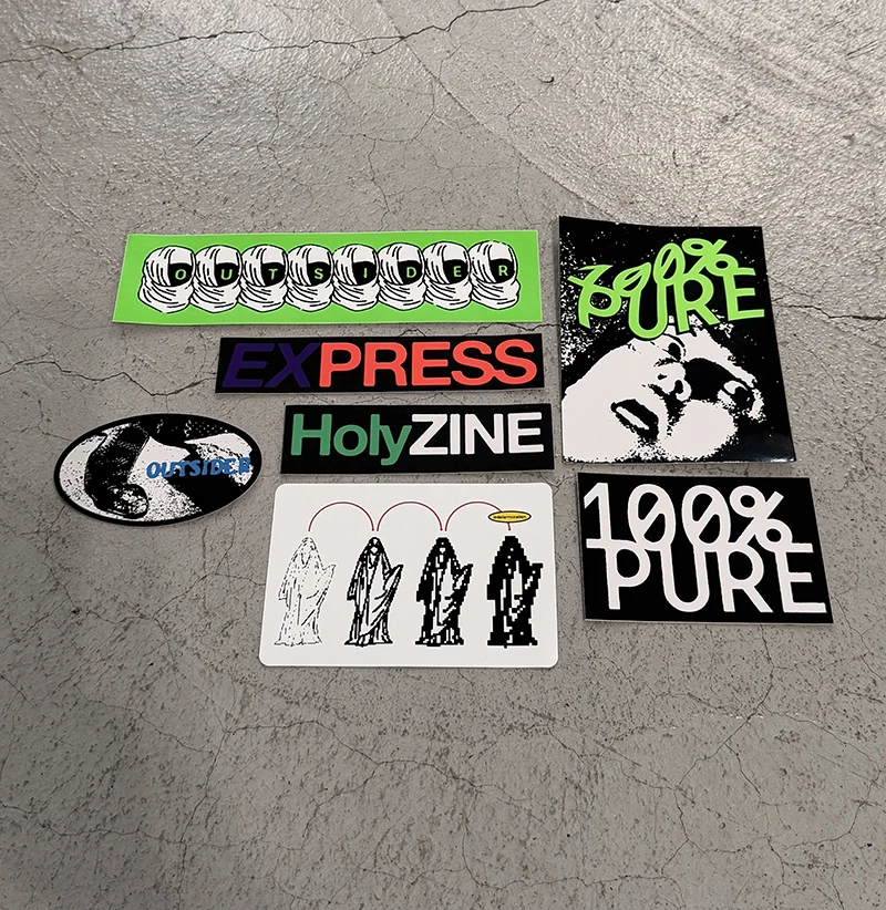 100%Pure Screen Printing Sticker Pack