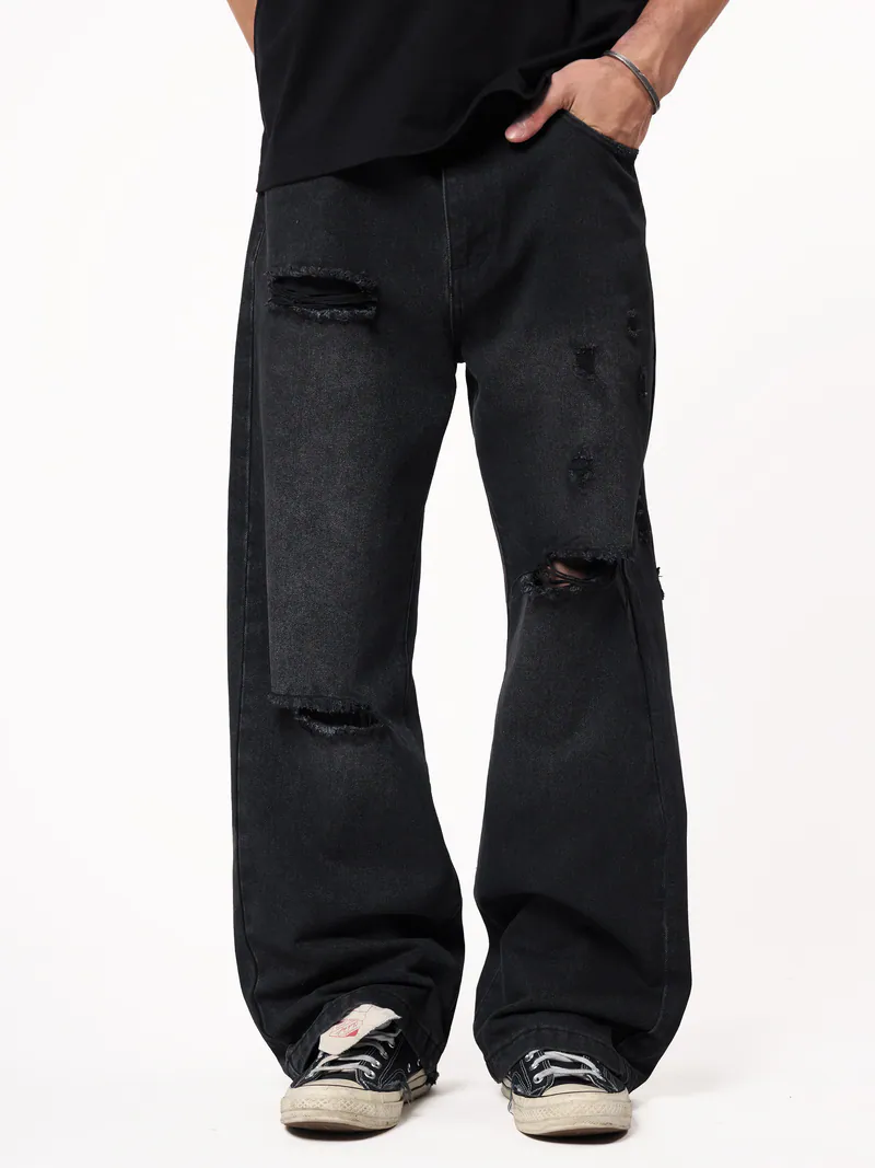 ANONYMOUS TALKING S26-P06 Distressed Jeans