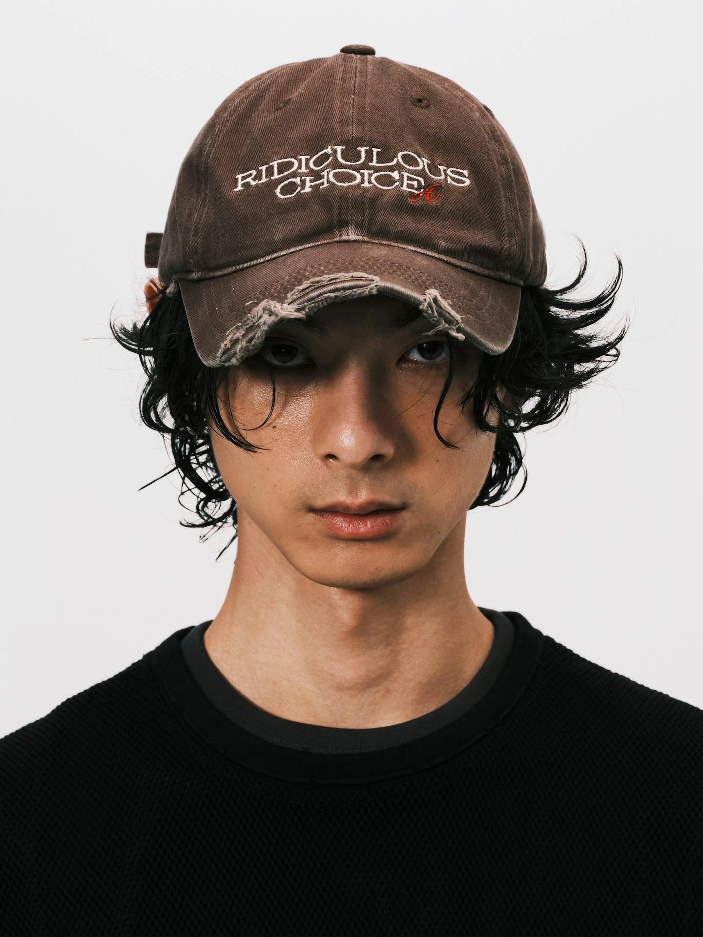 ANOWHEREMAN RC RAW EDGE BASEBALL CAP