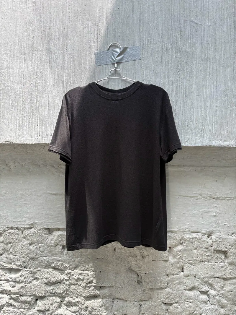 SILVER NINE Premium Wool Tee 質感紋理羊毛Tee / FRAGMENTS-015-BK