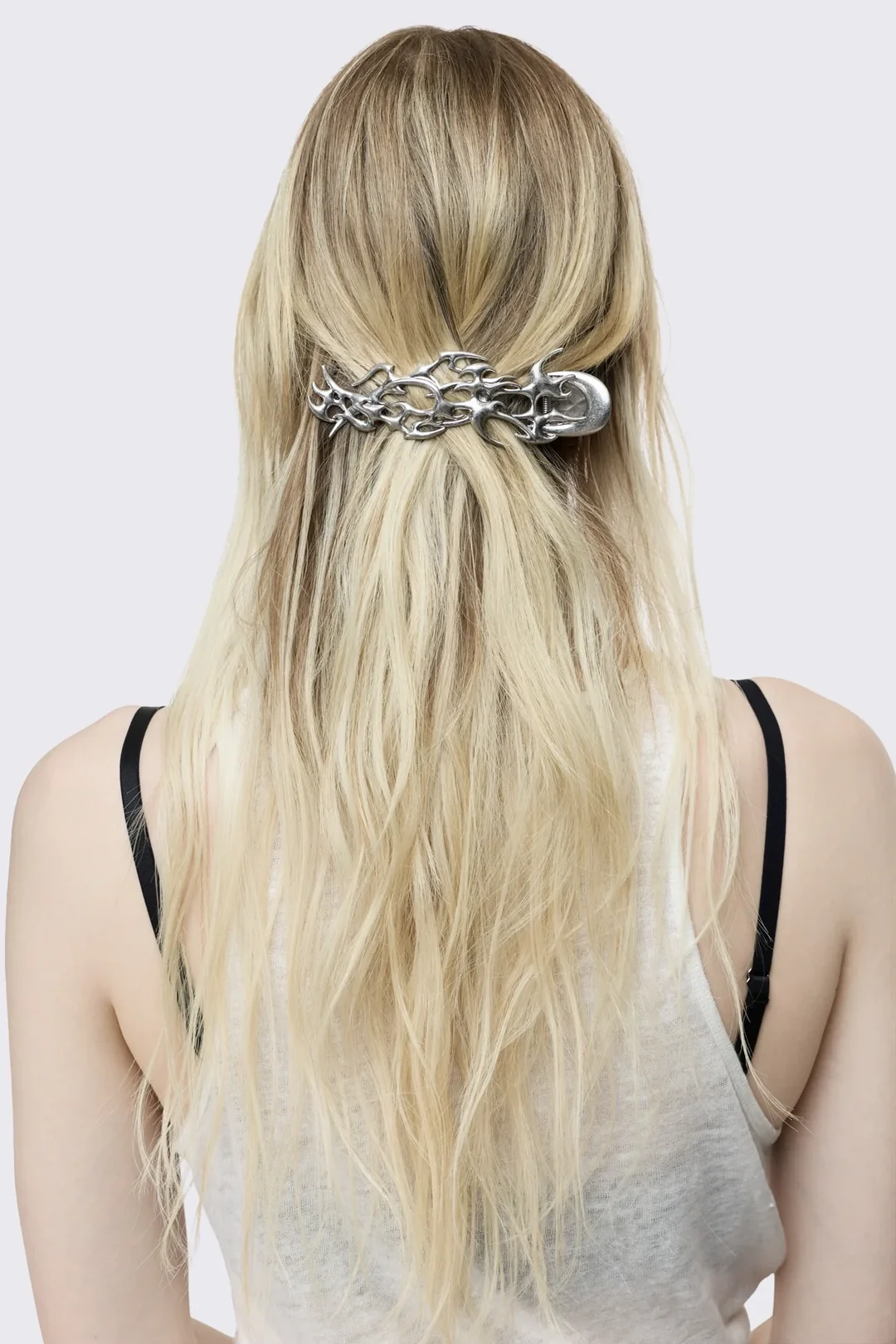 MINGA LONDON Haze Antique Silver Sigil Hair Claw