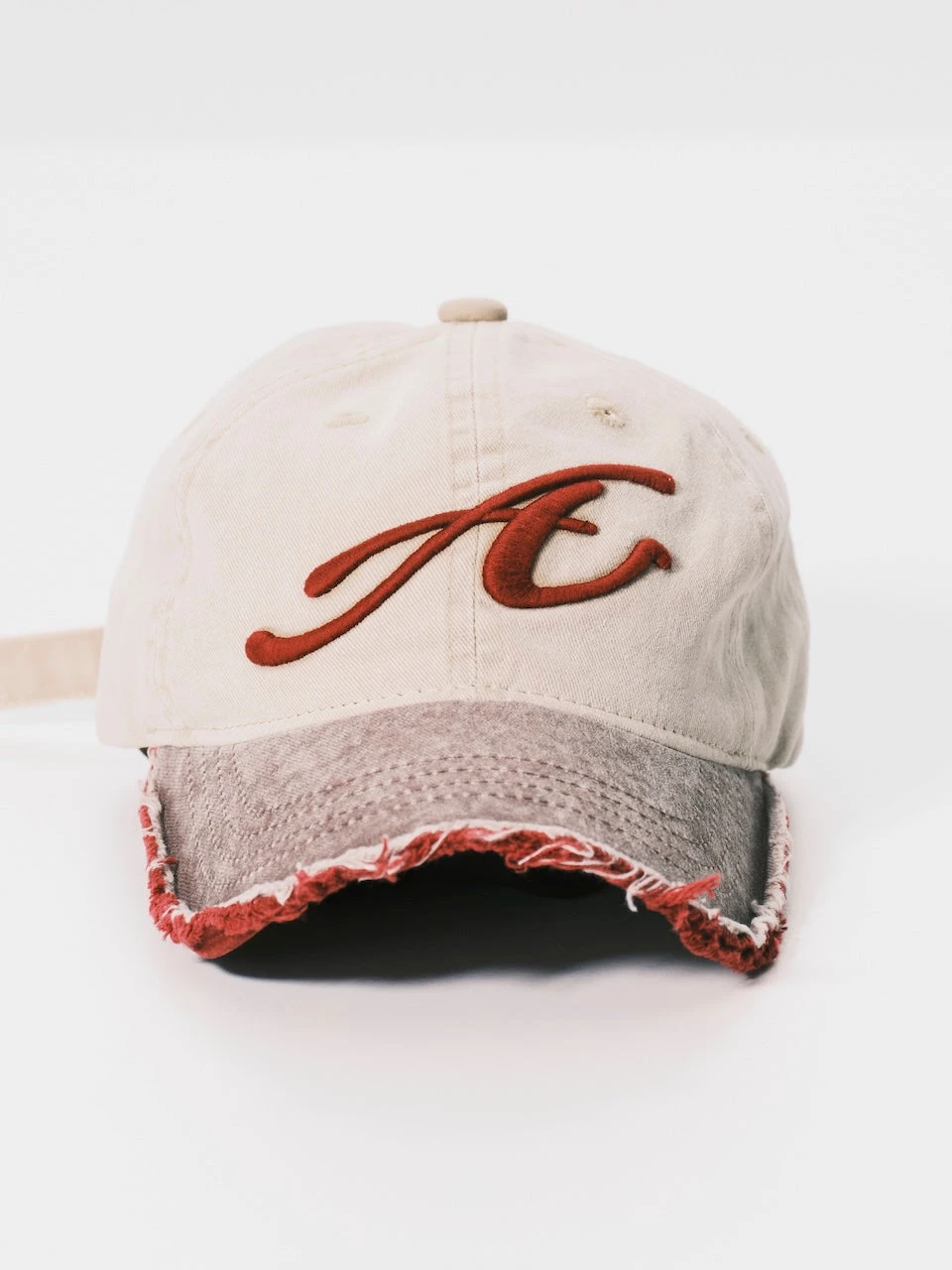 ANOWHEREMAN FRAYED BRIM CAP